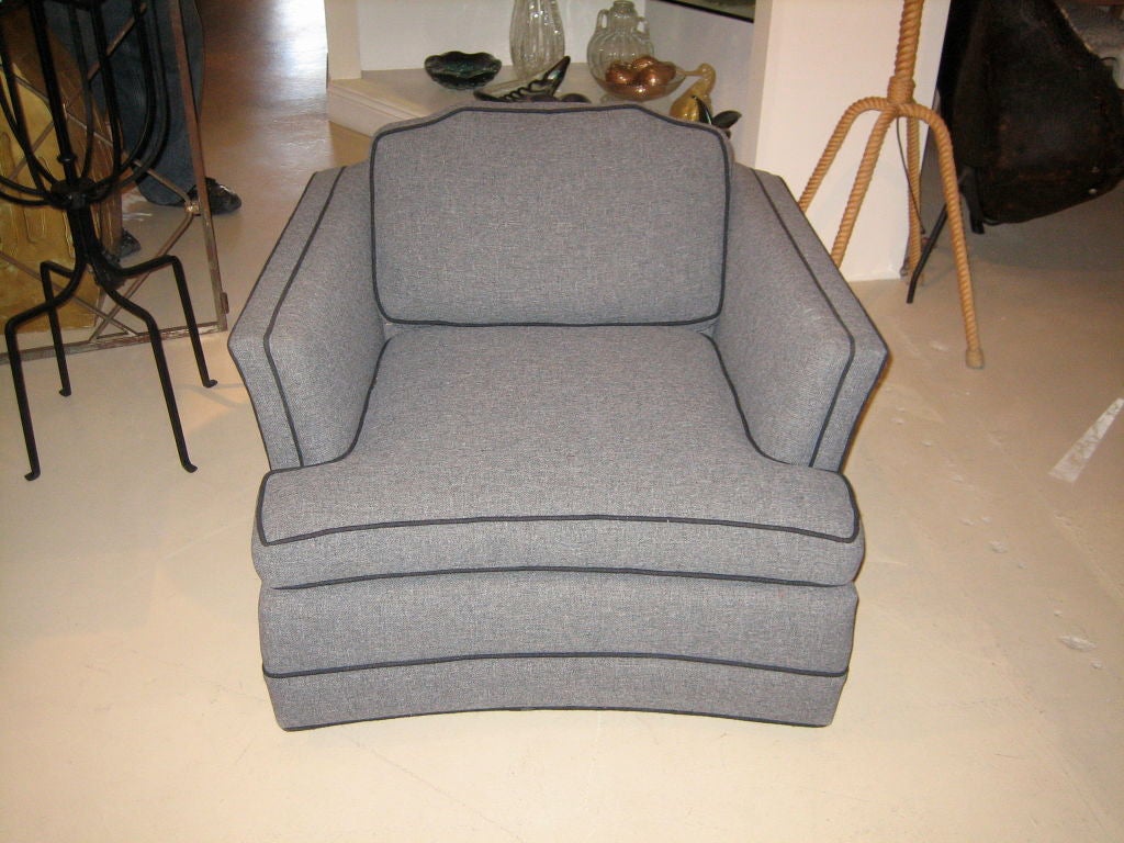 Handsome Lounge Chair by Windsor White