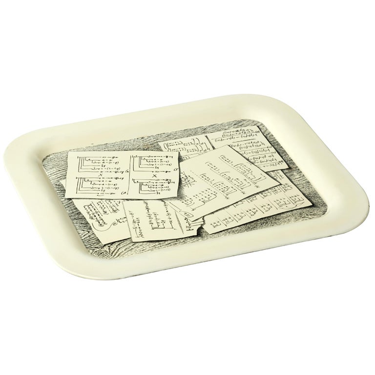 Piero Fornasetti - Alta Matematica Tray