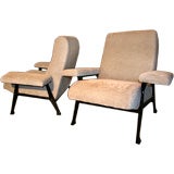 Roberto Menghi Armchairs by Arflex, Hall, 1959