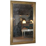 Vintage Italian 30s Brass Trattoria Mirror
