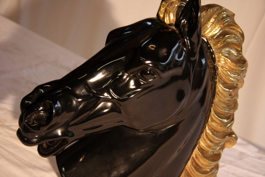 Italian Ceramic Horse Head 1