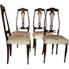 Italian Game Table Chairs 6