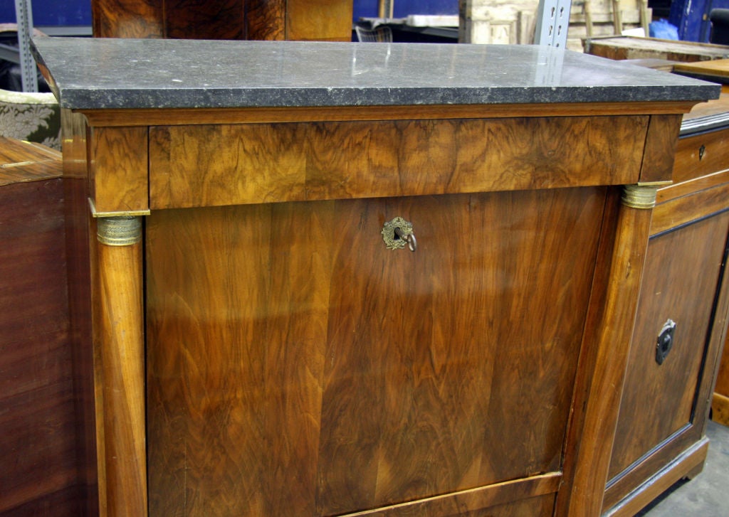 French Empire Secretaire with Multiple Columns