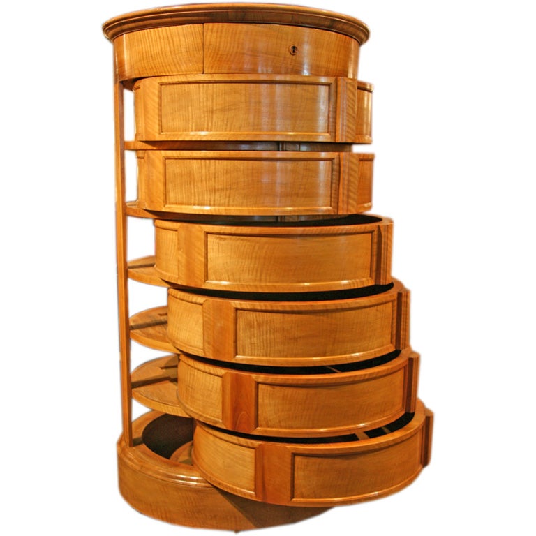 Round Chest of Drawers