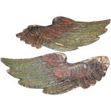 Pair of Italian Wood Carved Angel Wings