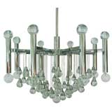 Sciolari Glass Drop Chandelier