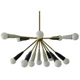 Black and White Italian Chandelier