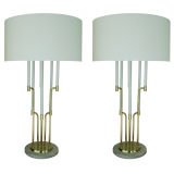 Pair of Monumental Stiffel Lamps