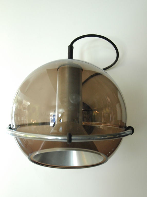Raak Smoked Glass Sconces at 1stdibs