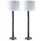 Pair of Karl Springer Floor Lamps