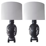 Pair of James Mont Table Lamps