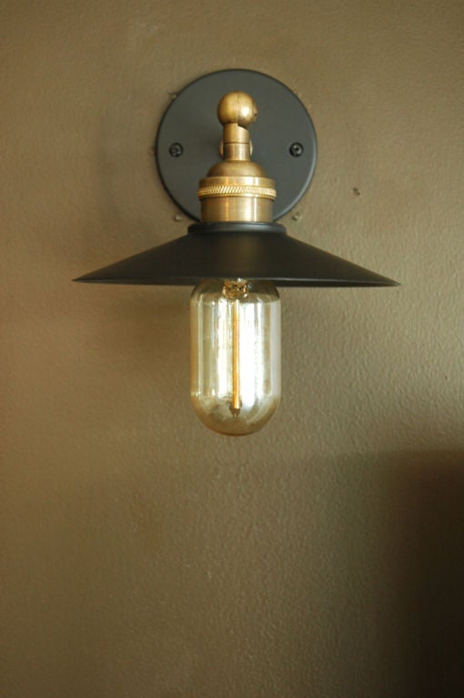 American Rewire Custom Painted Brass Wall Sconces