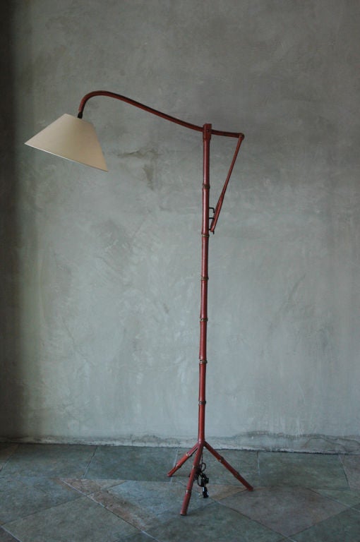 Jacques Adnet Adjustable Floor Lamp