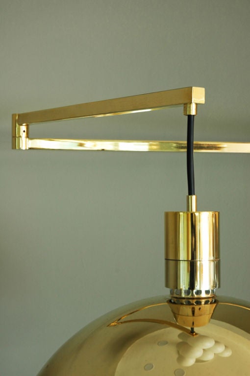 Plated Franco Albini Wall Lamp