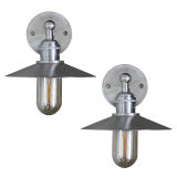 Rewire Custom Nickel Plated Sconces