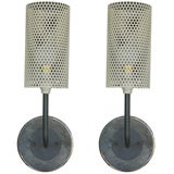 Vintage Disderot Perforated Metal Sconces {Tall Cylindrical}