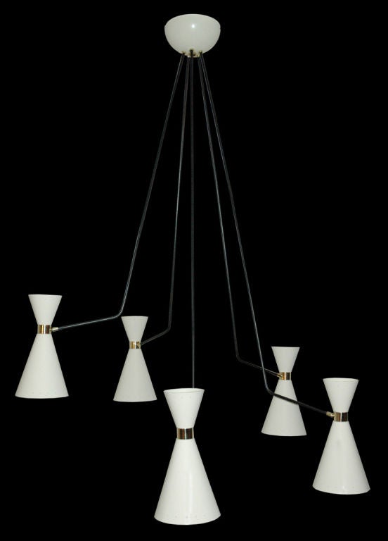 Five Arm Italian Chandelier