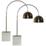 Pair of Laurel [arc] Table Lamps