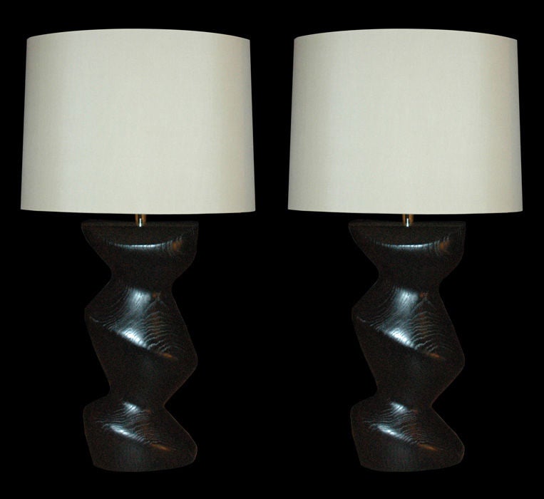 Pair of Modeline Table Lamps