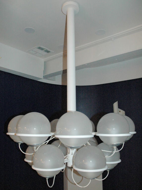 Gino Sarfatti Chandelier for Arteluce