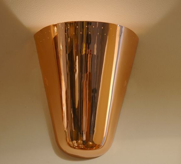 Copper Torchiere Sconces
