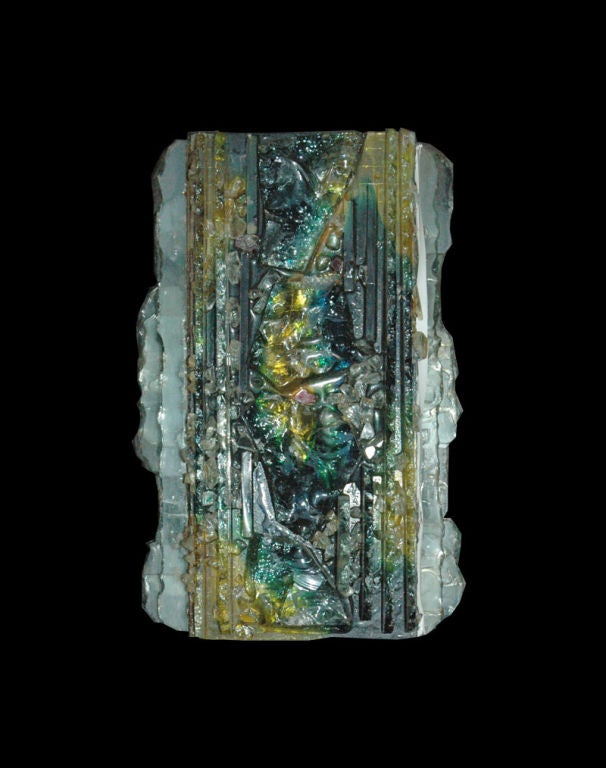 Dutch Molded Glass Sconce