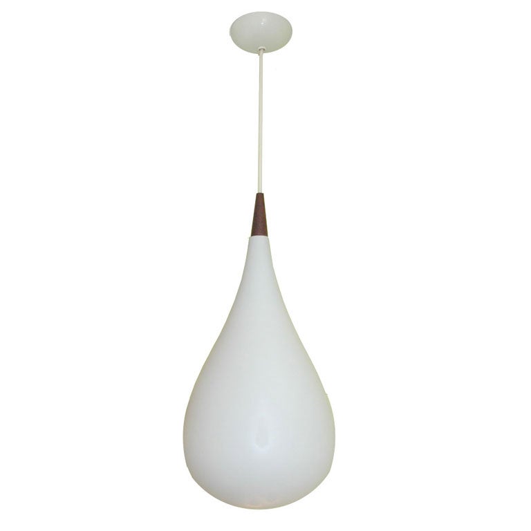 Large Danish Teardrop Pendant