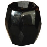 Lacquered Wood Side Table