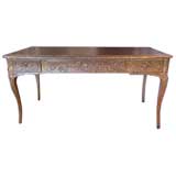 Exceptional Regence Style parcel gilt bureau plat. c. 1920