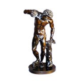 Antique 19th century bronze figure, "The Clapper."