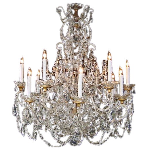 Fine 19th century Venetian chandelier For Sale