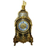 Antique Exceptional French 19th century boulle and tortoise clock