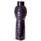 Large gunmetal glaze vessel by Sheldon Kaganoff