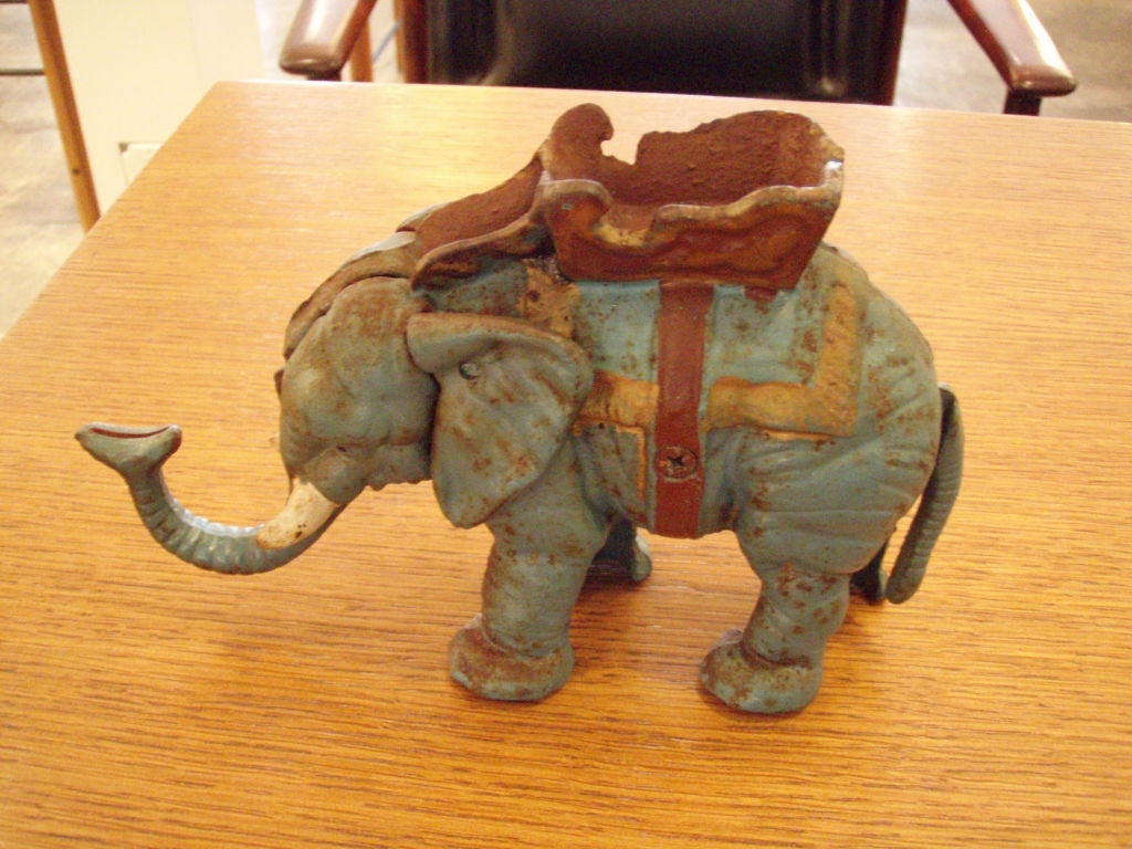 antique elephant bank