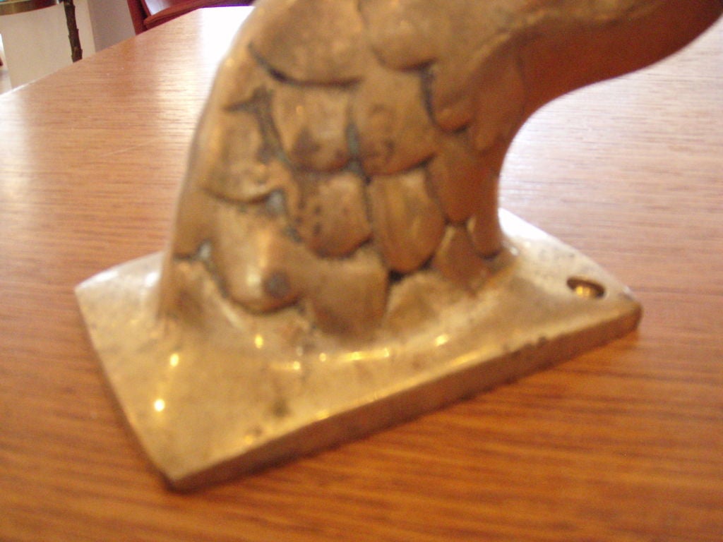 brass duck hook