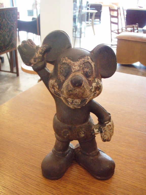 cast iron mickey mouse bank