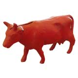 Vintage Cast Iron Cow Bank