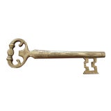 Vintage Solid Brass Church Key Cork Screw
