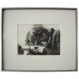 Original John Lennon Vintage Framed  Photo