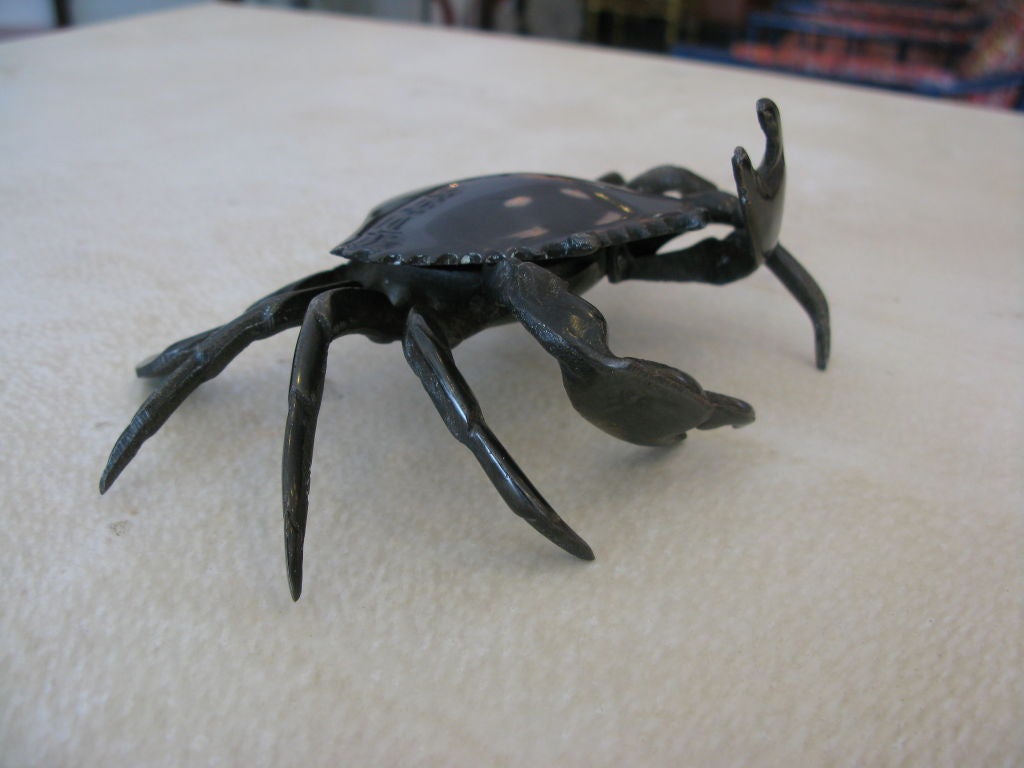 porcelain crab trinket