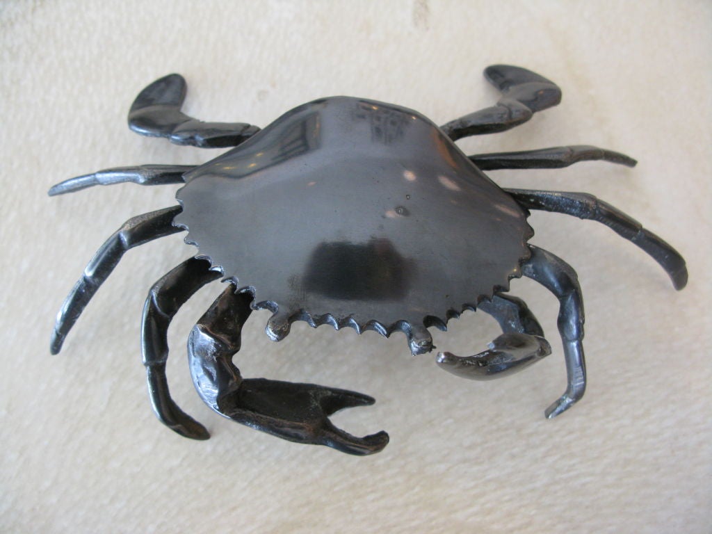 Brass Crab Trinket Box 2