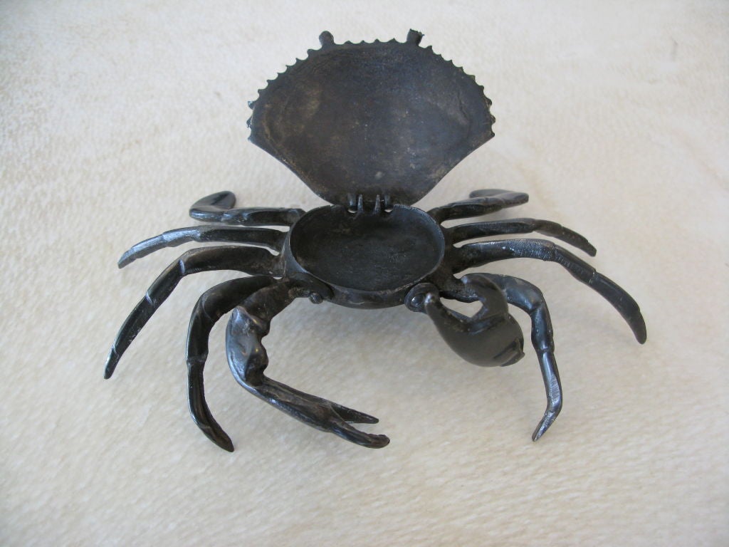 Brass Crab Trinket Box 3
