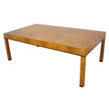 Baker Furniture Company - Olive Ash Burl Wood Coffee Table
