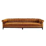 9' Sofa with Leather Welting by Monteverdi-Young