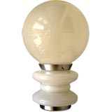 1970s Stilux-Milano Glass Table Lamp