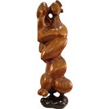 Robert Lohman (1919-2001) Carved Wood Sculpture Robert Lohman (1919-2001) Carved Wood Sculpture