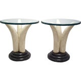 Pair of Stone Tables by Maitland Smith