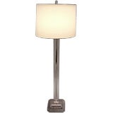 "Ritts" Clear Lucite Floor Lamp