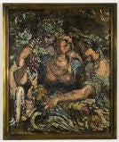 Rare, Bronze Wall Plaque by Philip and Kelvin LaVerne 9