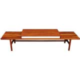 Van Keppel and Green for Brown Saltman Bench/Table with Drawer